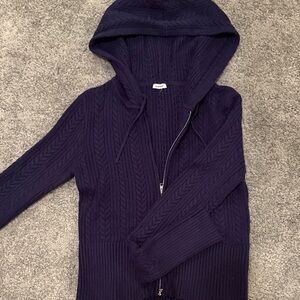 Garage Cable Knit Zip Sweater